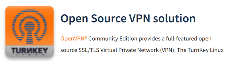 Instalar Servidor VPN Solución de la comunidad turnkeylinux.org